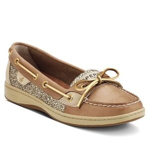 Sperry Tan with Gold Both Shoe